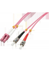 Lindy 46351 Kabel optyczny światłowód LC ST OM4 różowy 2m (ly46351) - nr 4