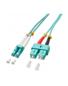 Lindy 46395 Kabel optyczny światłowód LC SC OM3 niebieski 15m (ly46395) - nr 1