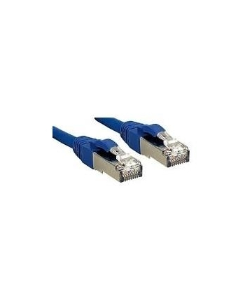 Lindy 47145 Kabel sieciowy (skrętka) RJ45 Cat.6a S/FTP LS0H, Niebieski - 0,3m