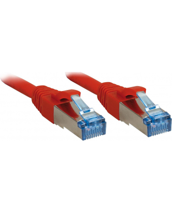 Lindy 47169 Kabel sieciowy (skrętka) RJ45 Cat.6a S/FTP LS0H, Czerwony - 15m