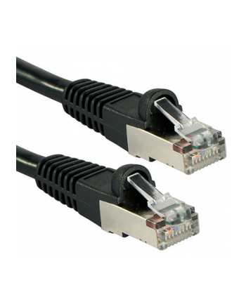 Lindy 47184 Kabel sieciowy (skrętka) RJ45 Cat.6a S/FTP LS0H, Czarny - 15m