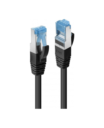 Lindy 47184 Kabel sieciowy (skrętka) RJ45 Cat.6a S/FTP LS0H, Czarny - 15m