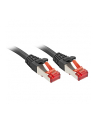 Lindy 47390 Kabel sieciowy (skrętka) RJ45 Cat.6 S/FTP TPE, Czarny - 0,3m - nr 1