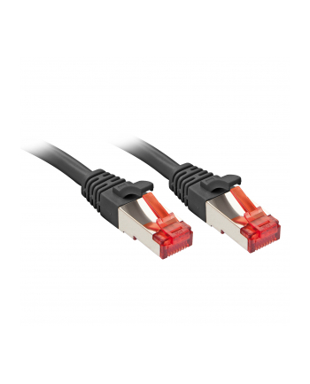 Lindy 47392 Kabel sieciowy (skrętka) RJ45 Cat.6 S/FTP TPE, Czarny - 1m