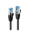 Lindy 47412 Kabel sieciowy (skrętka) RJ45 Cat.6a S/FTP TPE, Czarny - 1m - nr 10