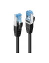 Lindy 47412 Kabel sieciowy (skrętka) RJ45 Cat.6a S/FTP TPE, Czarny - 1m - nr 16