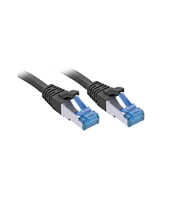 Lindy 47419 Kabel sieciowy (skrętka) RJ45 Cat.6a S/FTP TPE, Czarny - 15m