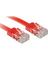 Lindy 47515 Kabel sieciowy (skrętka) RJ45 Cat.6 U/UTP, płaski, Czerwony - 10m - nr 4