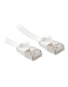 Lindy 47541 Kabel sieciowy (skrętka) RJ45 Cat.6a U/FTP, płaski, Biały - 1m - nr 9