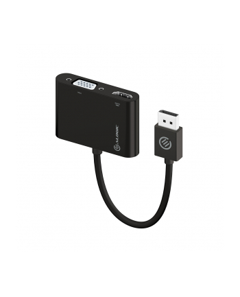 ALOGIC ADAPTER AV  DISPLAYPORT - HDMI - D-SUB (VGA) CZARNY (DP-VGHD4K-ADP)