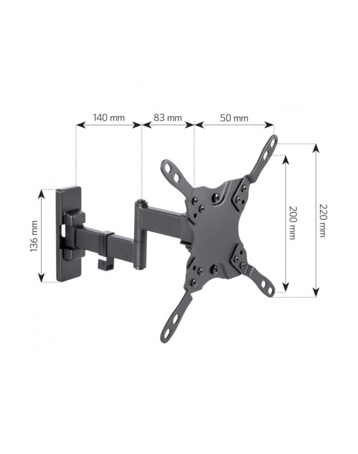 Techly Uchwyt Ścienny Lcd/Led 20Kg Obrotowy 109177 główny