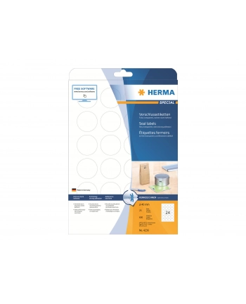 Herma Etykiety samoprzylepne fi 40mm 4236