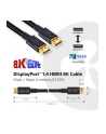 C3D Kabel Displayport 1.4 Hbr3 8K 60Hz 32Gb 4m (Cac1069B) - nr 32