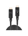 Lindy 38326 Hybrydowy kabel optyczny światłowodowy HDMI 2.0 18G z wymiennymi/odłączanymi wtykami HDMI i DVI 100m - nr 11