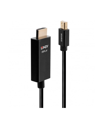LINDY 40921 AKTYWNY KABEL MINI DISPLAYPORT - HDMI Z HDR - 1M nr 2