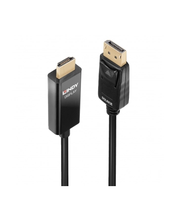 LINDY 40924 AKTYWNY KABEL DISPLAYPORT - HDMI Z HDR - 0,5M nr 2