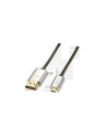 Lindy 41682 płaski  Kabel HDMI - Micro HDMI (typu D) 1.4a High Speed Cat2 Ethernet,  Slim - 2m - nr 12