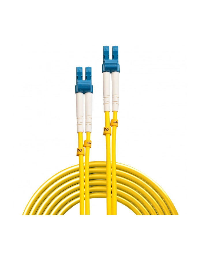 Lindy 47455 Kabel optyczny (światłowód) LC - LC OS2 jednomodowy, żółty - 15m główny
