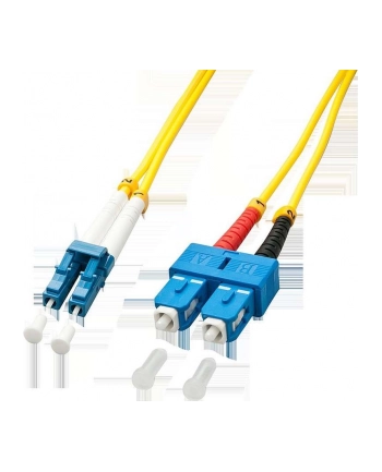 Lindy 47475 Kabel optyczny (światłowód) LC - SC OS2 jednomodowy, żółty - 15m nr 2