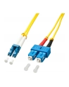 Lindy 47475 Kabel optyczny (światłowód) LC - SC OS2 jednomodowy, żółty - 15m - nr 5
