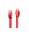 Lindy 47514 Kabel sieciowy (skrętka) RJ45 Cat.6 U/UTP, płaski, Czerwony - 5m - nr 2