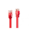 Lindy 47514 Kabel sieciowy (skrętka) RJ45 Cat.6 U/UTP, płaski, Czerwony - 5m - nr 3