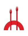Lindy 47514 Kabel sieciowy (skrętka) RJ45 Cat.6 U/UTP, płaski, Czerwony - 5m - nr 6