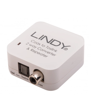 Konwerter coaxial optyczny (RCA Toslink ) Lindy 70411 nr 1