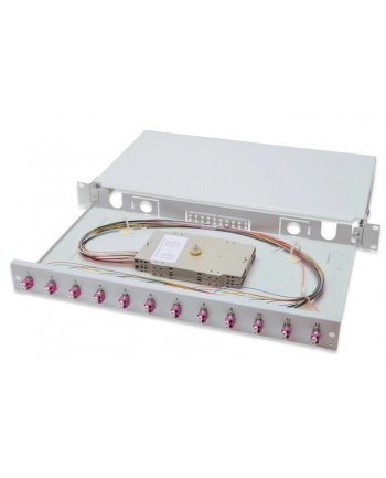 Digitus Professional Rozdzielacz światłowodu 12 Portów LC 1U (DN963314) nr 2