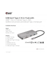 Club 3D Club3D hub USB-C, 9-in-1 hub s HDMI, VGA, 2x USB Gen1 Type-A, RJ45 (CL3) - nr 58