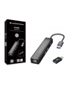 Conceptronics Conceptronic - hub - 3 ports USB hub - 3 - Czarny (DONN07BA) - nr 19