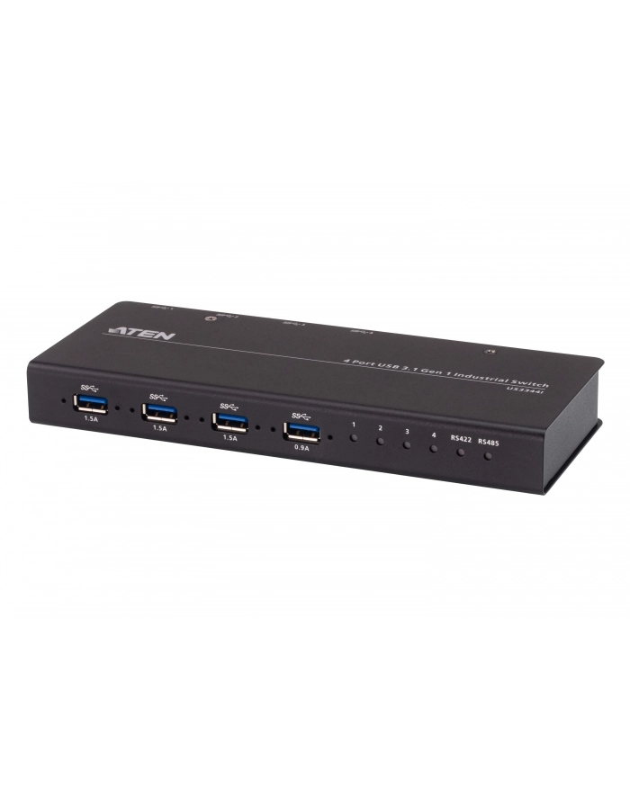 ATEN 4-Port USB3.1 Gen 1 Industrial Switch (US3344IAT) główny