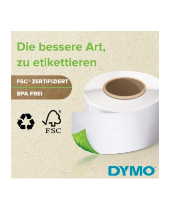 Dymo Etykiety Polipropylenowe 64Mm X 19Mm Białe Na Kody Kreskowe Ean 2X450 Szt. 2112284