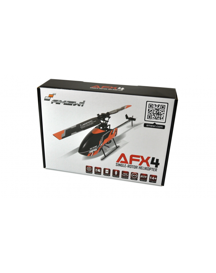 Amewi Helikopter Rc Afx4 Single Rotor 4 Kanal 6G Rtf 2 4Ghz 25312 268 Mm 51 G główny