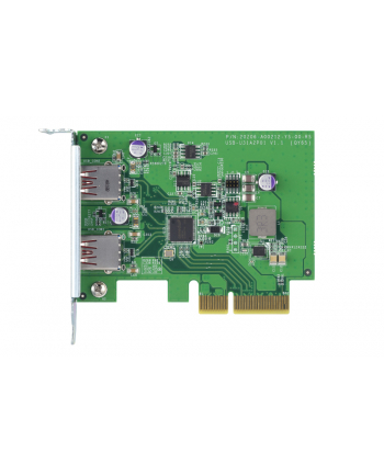 Qnap QXP-10G2U3A USB 3.2 Gen 2 dual-port PCIe expansion card