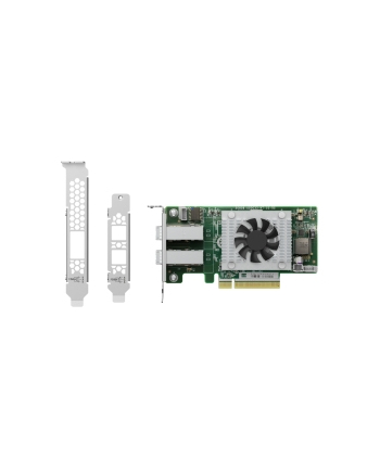 Qnap QXP-820S-B3408 2-port miniSAS HD host bus adapter, Broadcom Tomcat SAS3408, PCIe 3.0 x 8 for TL SAS JBOD series