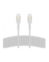 belkin Kabel BoostCharge USB-C/USB-C silikonowy w oplocie 3m, biały - nr 17