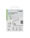 belkin Kabel BoostCharge USB-C/USB-C silikonowy w oplocie 3m, biały - nr 19