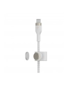 belkin Kabel BoostCharge USB-C/USB-C silikonowy w oplocie 3m, biały - nr 26