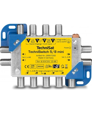 TechniSat TechniSwitch 5/8 mini, multi-switch nr 1