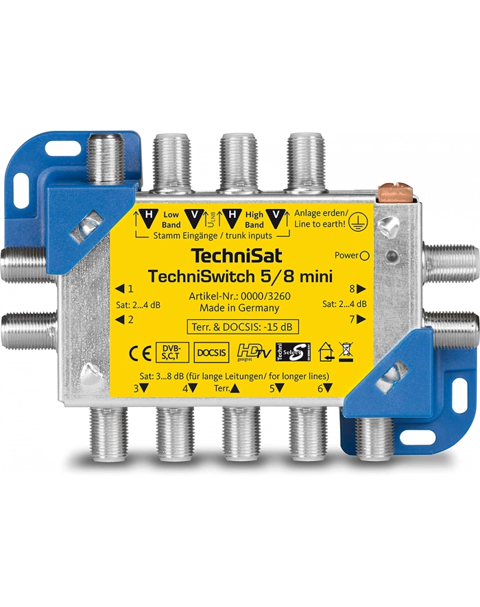 TechniSat TechniSwitch 5/8 mini, multi-switch główny