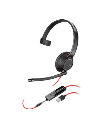 Plantronics Poly Blackwire 5210, headset (Kolor: CZARNY, mono, USB-A)