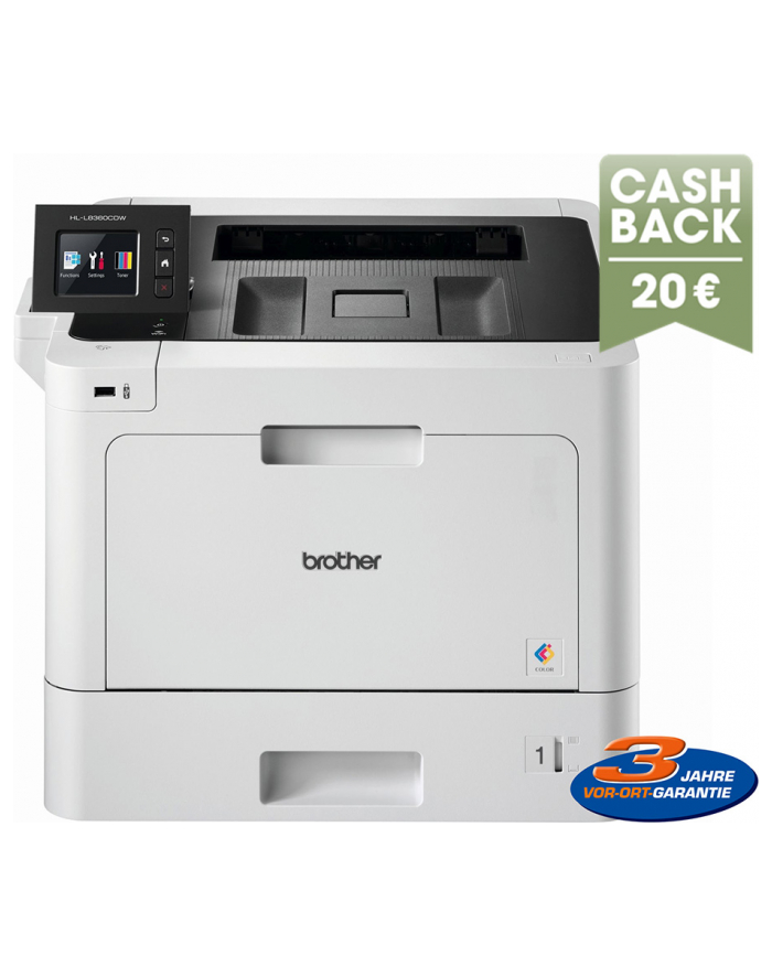 Brother HL-L8360CDW, color laser printer (grey/Kolor: CZARNY, USB, LAN, WLAN) główny