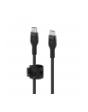 belkin Kabel BoostCharge USB-C/USB-C silikonowy w oplocie 3m, czarny - nr 10