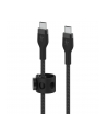 belkin Kabel BoostCharge USB-C/USB-C silikonowy w oplocie 3m, czarny - nr 25