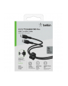 belkin Kabel BoostCharge USB-C/USB-C silikonowy w oplocie 3m, czarny - nr 36