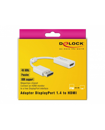 DeLOCK DP 1.4 St> HDMI-A 19Pin female