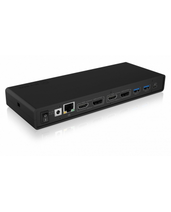icybox Stacja dokująca IB-DK2245AC 13w1, 2xDP,2xHDI,USB, LAN, USB-C, PD do 60W