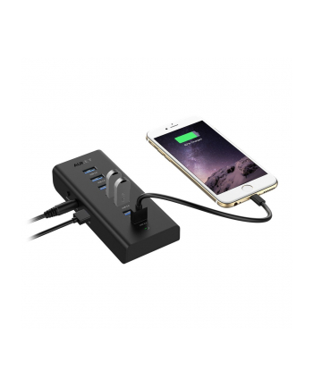 aukey CB-H3 aktywny HUB USB | 7w1 | 7xUSB 3.0