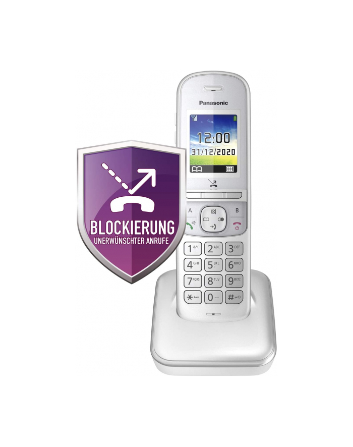 Panasonic KX-TGH710GG, analog phone (silver) główny